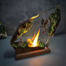 Game of thrones epoxy resin lamp